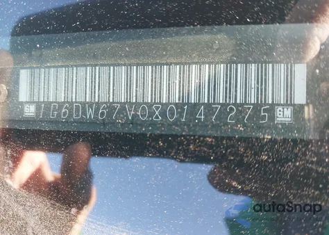 2008 Cadillac Sts V6 from USA, damaged, VIN 1G6DW67V080147275